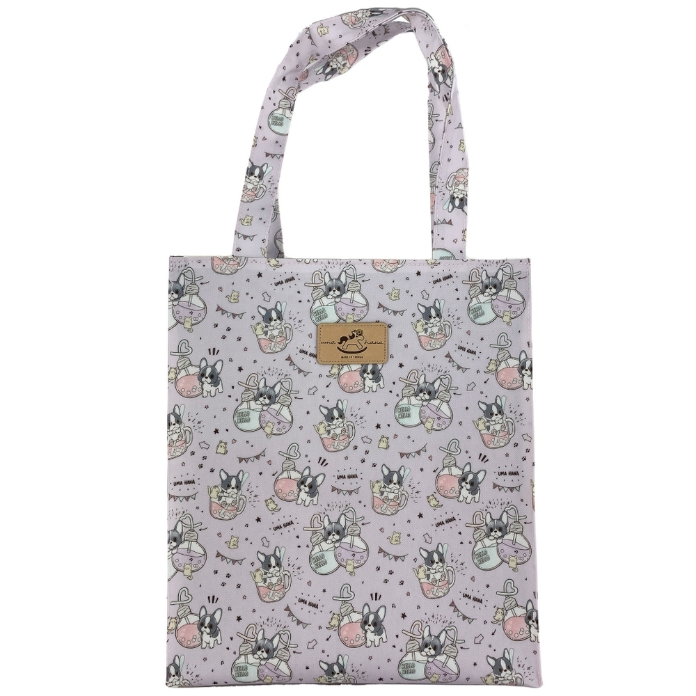 Waterproof Boba Frenchie Large Tote Shoulder Bag Travel Purse